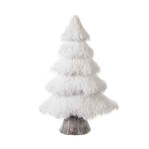 White Christmas Tree With Glitter