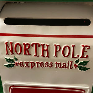 North Pole Express Mail Christmas Post Box