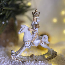Load image into Gallery viewer, Nutcracker on Rocking Horse Decoration
