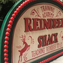 Load image into Gallery viewer, Reindeer Shack Christmas Sign
