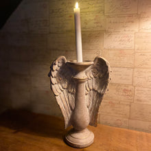 Load image into Gallery viewer, Golden Angel Wings Christmas Candle Holder
