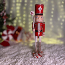 Load image into Gallery viewer, Christmas Candy Cane Nutcracker Soldier
