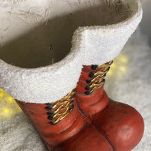 Load image into Gallery viewer, Large Red Santa Boots Christmas Decoration
