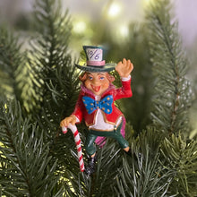 Load image into Gallery viewer, Gisela Graham Mad Hatter Christmas Decoration 10cm
