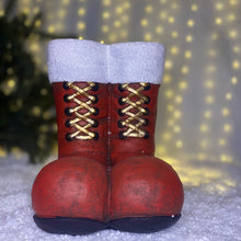 Load image into Gallery viewer, Large Red Santa Boots Christmas Decoration
