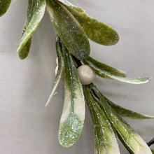 Load image into Gallery viewer, Mistletoe Heart Christmas Wreath
