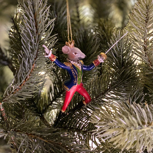 Gisela Graham Nutcracker King Rat Decoration 16cm