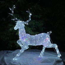 Load image into Gallery viewer, Northern Lights Jewelled Stag with Multi Colour Lights 1.4m
