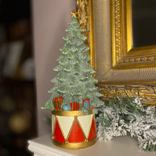 Load image into Gallery viewer, Gisela Graham Xmas Tree on Drum Christmas Decoration
