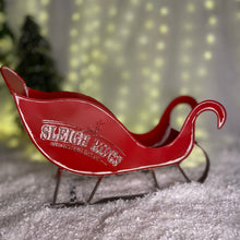 Load image into Gallery viewer, Small Vintage Style Christmas Sleigh Decoration
