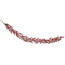 Load image into Gallery viewer, Red Cluster Berry Christmas Garland 130cm
