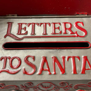 Christmas North Pole Letters To Santa Retro Wall Post Box