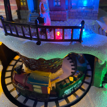 Load image into Gallery viewer, Konstsmide Mechanical Musical Christmas Lit Village Decoration
