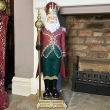 Load image into Gallery viewer, Festive Resin Nutcracker 92cm
