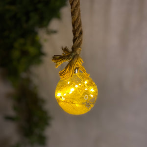 Lumineo Micro LED 10cm Ball Decoration with Rope