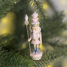 Load image into Gallery viewer, Christmas Pink Hanging Cupcake Nutcracker 11cm
