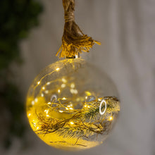 Load image into Gallery viewer, Lumineo Micro LED Ball Decoration with Rope 14cm
