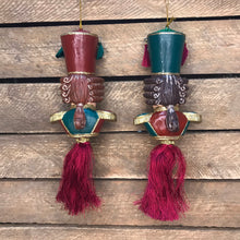 Load image into Gallery viewer, Christmas Nutcracker Bust And Tassel Hanging Decoration
