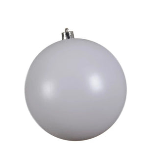 Winter White Matt Bauble 20cm