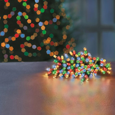 Premier TimeLights 600 Multi Coloured LED Battery Operated String Lights