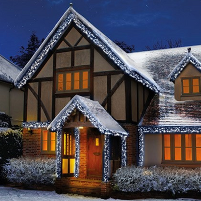 Premier 2000 LED White Cluster Brights Christmas Lights