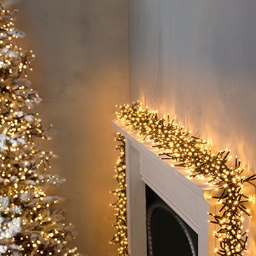 Premier 720 LED Cluster Brights Christmas Lights Warm White