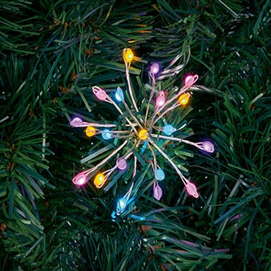 Premier 10 Rainbow Starburst Christmas String Lights