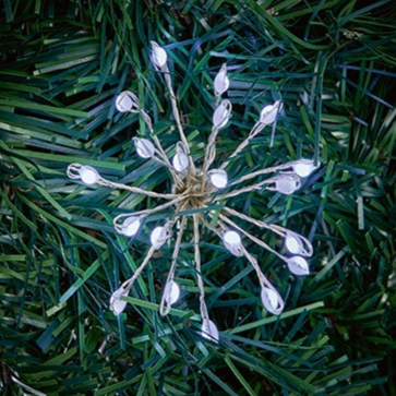 Premier 10 White Starburst Christmas String Lights