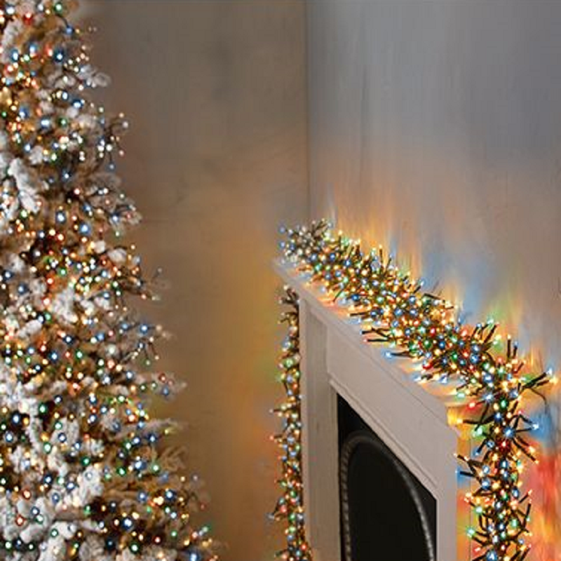 Cluster christmas deals lights warm white