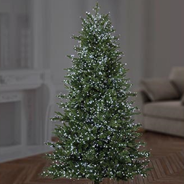 Premier TreeBrights 1000 White LED Christmas String Lights