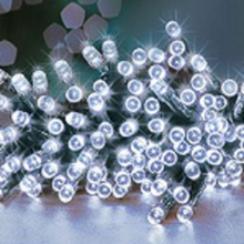 Load image into Gallery viewer, Premier TimeLights 100 White LED Battery Operated String Lights
